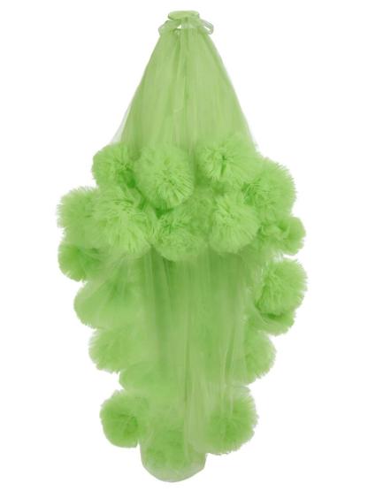 Marsali Mesh Maxi Dress In Green-Mix MIx Style