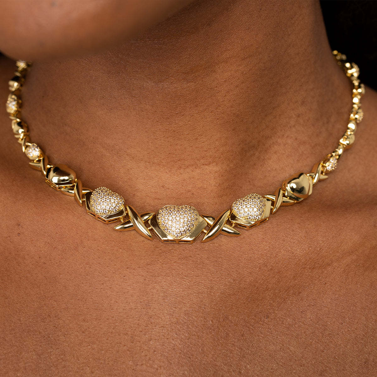 Marseille Heart Pendant Jewelry Set-Mix MIx Style