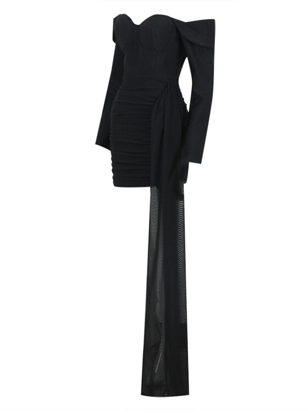 Maura Off Shoulder Bandage Dress-Mix MIx Style