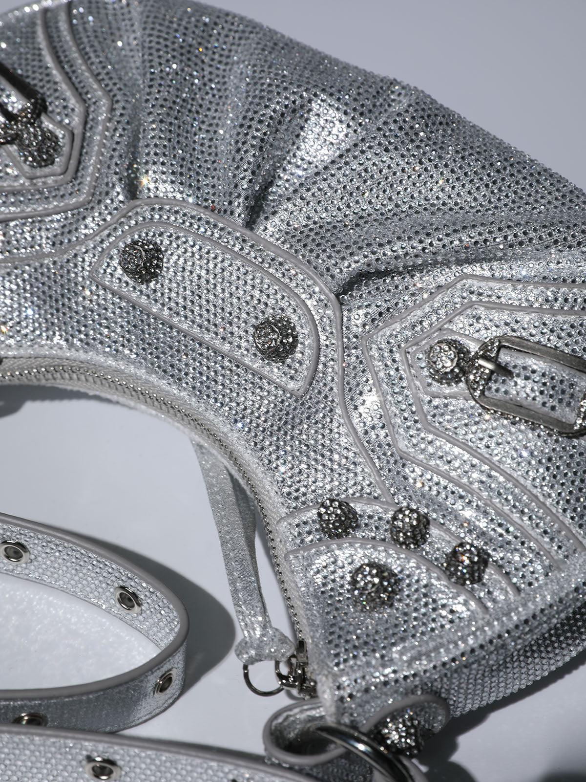 Misty Rhinestone Shoulder Bag In Silver Handbags & Evening Bags | Mix Mix Style [Hot Seller]-Mix MIx Style