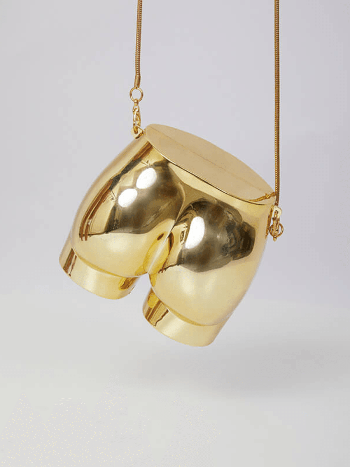 Morwenna Acrylic Butt Bag In Gold Handbags & Evening Bags | Mix Mix Style [Hot Seller]-Mix MIx Style