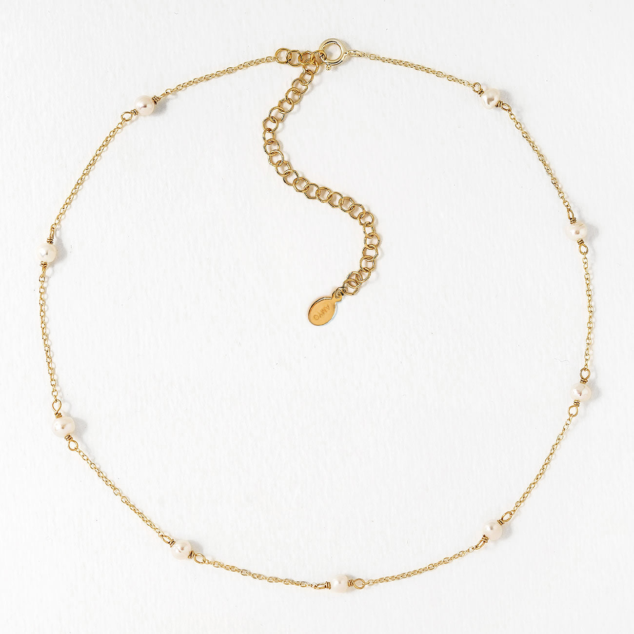Pearl Choker 18K Gold Plated Necklace | Mix Mix Style [Hot Seller]-Mix MIx Style