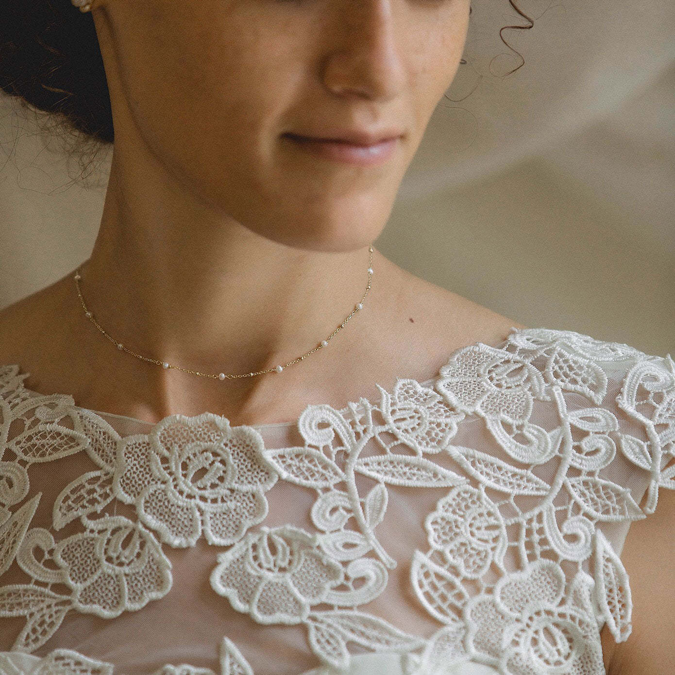 Dainty Pearl 18K Gold Plated Choker Necklace | Mix Mix Style [Hot Seller]-Mix MIx Style