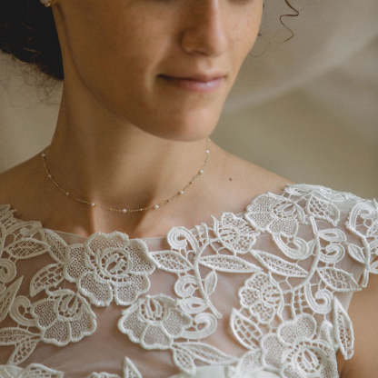 Dainty Pearl 18K Gold Plated Choker Necklace | Mix Mix Style [Hot Seller]-Mix MIx Style