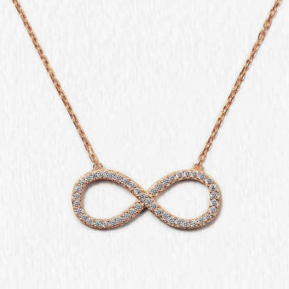Crystal Infinity 18K Gold Plated Necklace | Mix Mix Style [Hot Seller]-Mix MIx Style