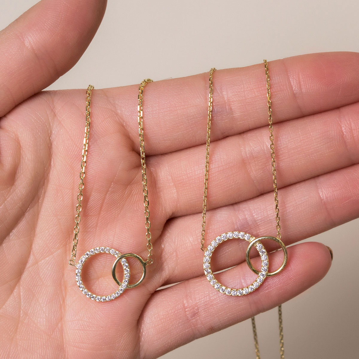 Interlocking 18K Gold Plated Necklace | Mix Mix Style [Hot Seller]-Mix MIx Style