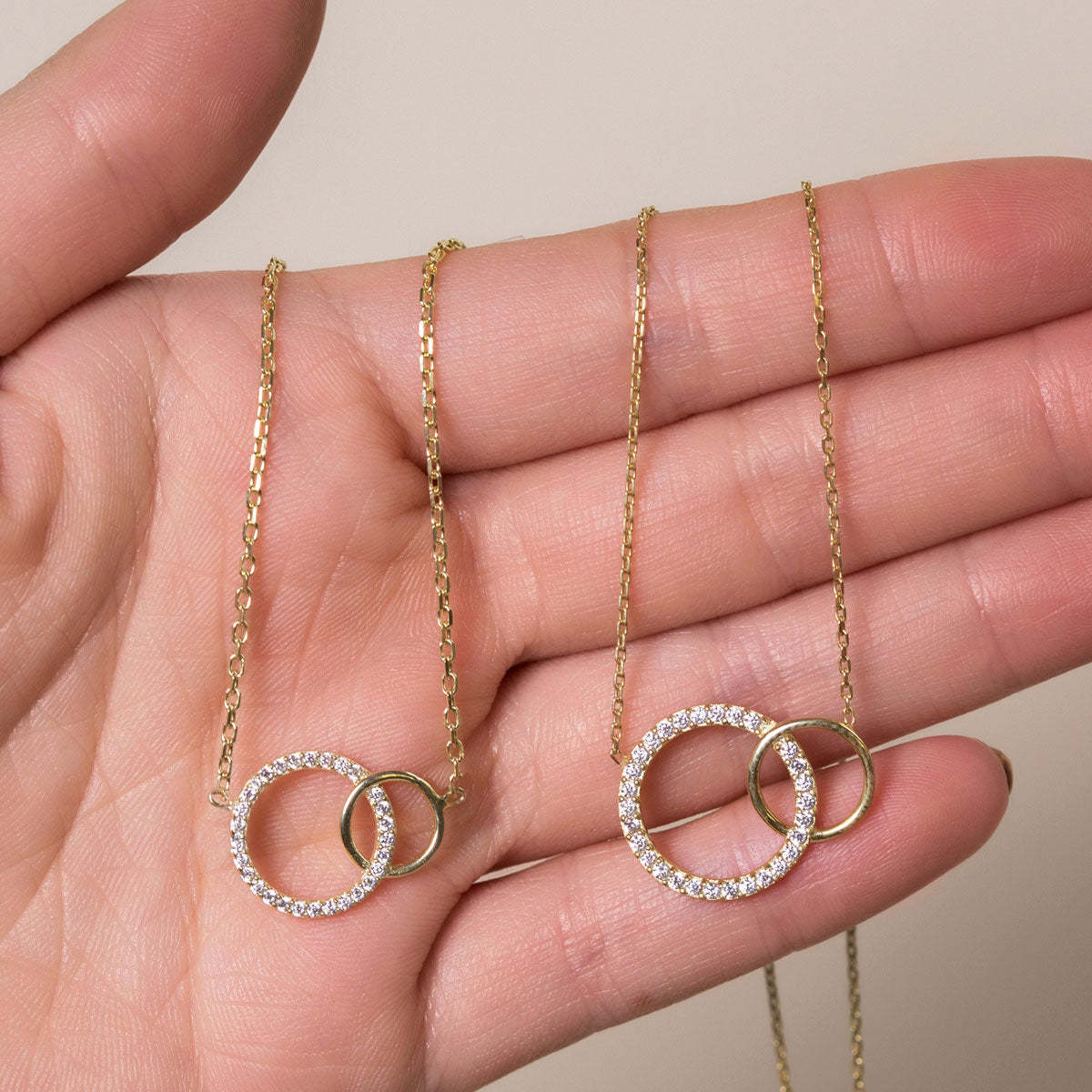 Interlocking 18K Gold Plated Necklace | Mix Mix Style [Hot Seller]-Mix MIx Style