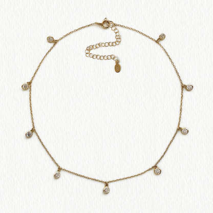Dangle 18K Gold Plated Choker | Mix Mix Style [Hot Seller]-Mix MIx Style