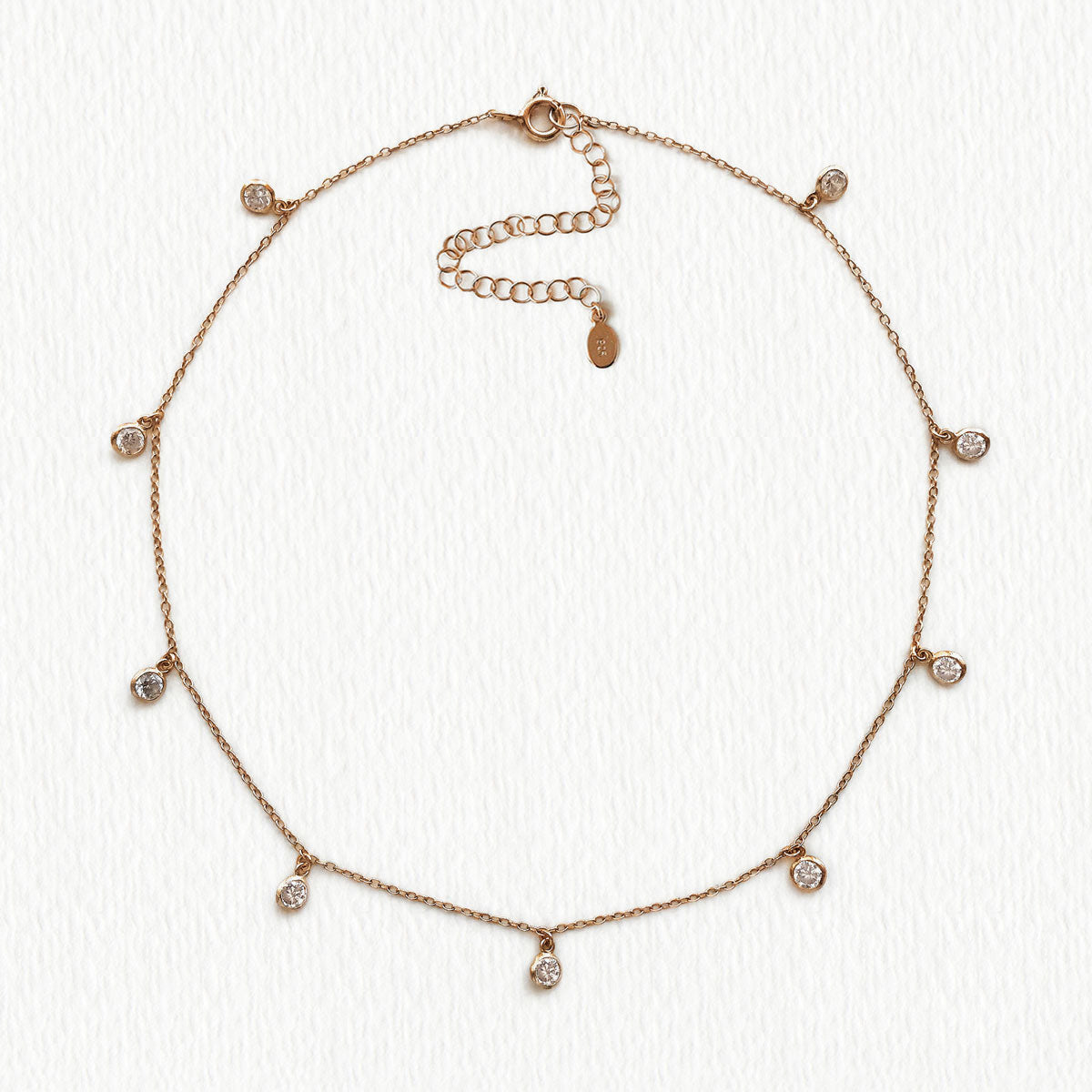 Dangle 18K Rose Gold Plated Choker | Mix Mix Style [Hot Seller]-Mix MIx Style