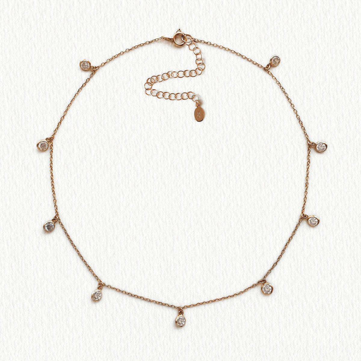Dangle 18K Rose Gold Plated Choker | Mix Mix Style [Hot Seller]-Mix MIx Style