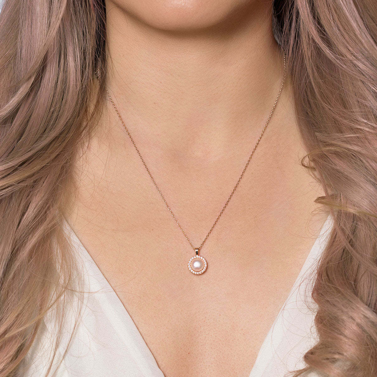 Freshwater Pearl 18K Rose Gold Plated Jewelry Set | Mix Mix Style [Hot Seller]-Mix MIx Style