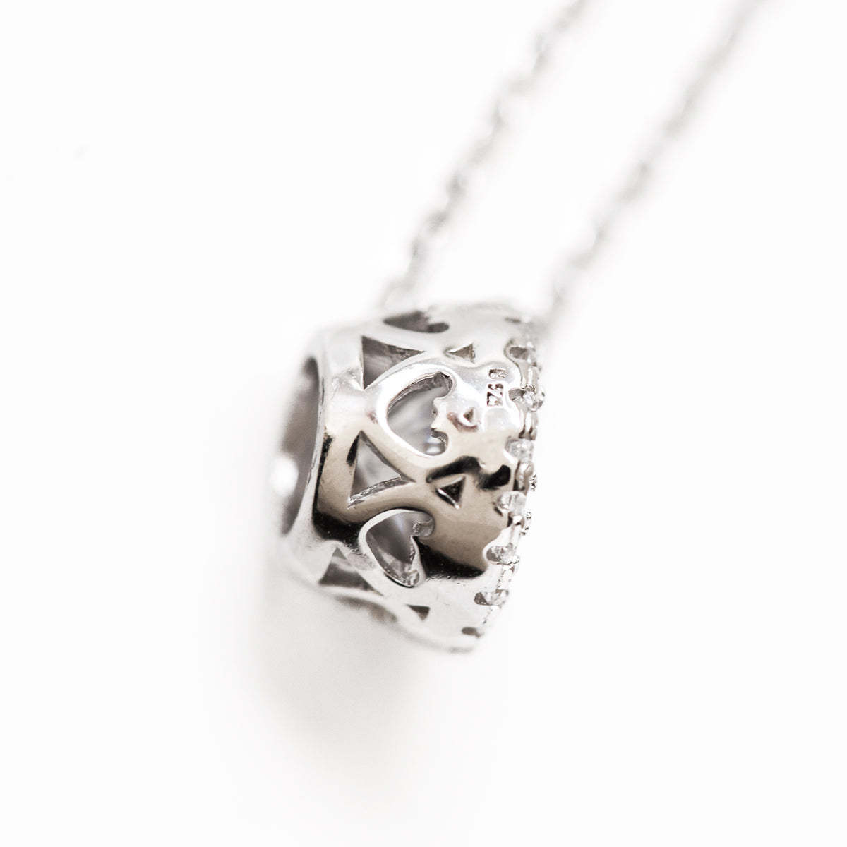 Crystal 18K White Gold Necklace | Mix Mix Style [Hot Seller]-Mix MIx Style