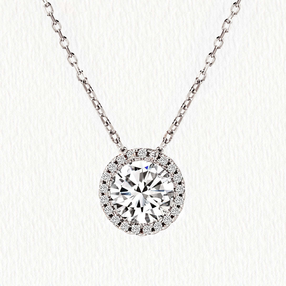 Crystal 18K White Gold Necklace | Mix Mix Style [Hot Seller]-Mix MIx Style