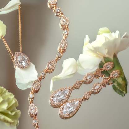 Crystal Tennis 18K Gold Plated Bracelet | Mix Mix Style [Hot Seller]-Mix MIx Style