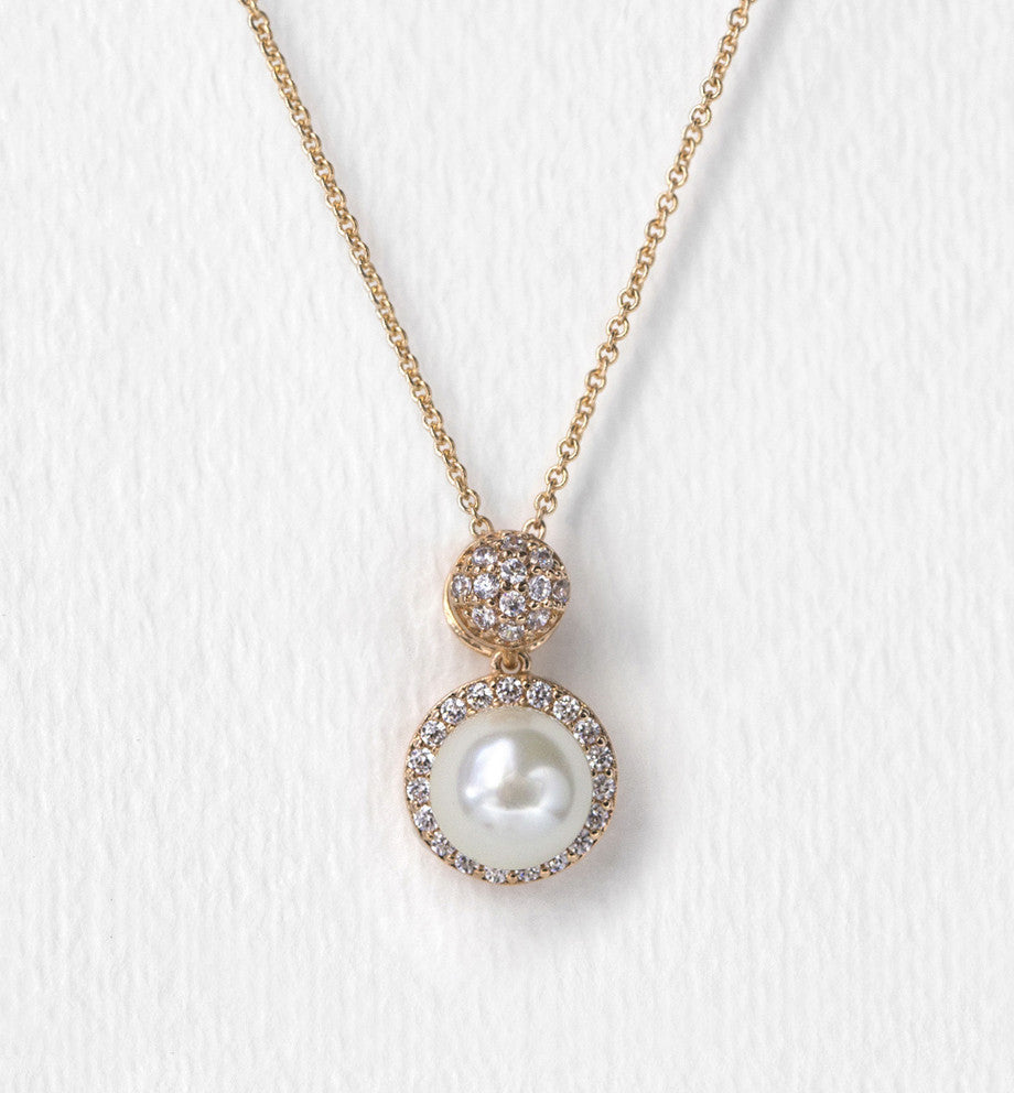 Pearl Pendant 18K Gold Plated Necklace | Mix Mix Style [Hot Seller]-Mix MIx Style