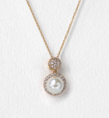 Pearl Pendant 18K Gold Plated Necklace | Mix Mix Style [Hot Seller]-Mix MIx Style