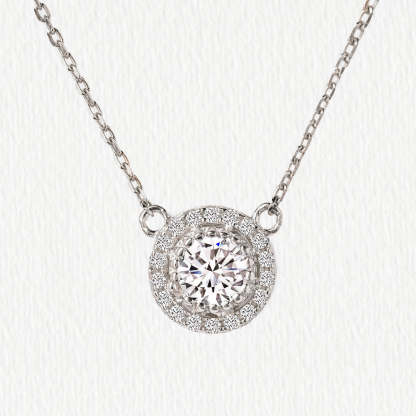 Petite 18K White Gold Necklace | Mix Mix Style [Hot Seller]-Mix MIx Style