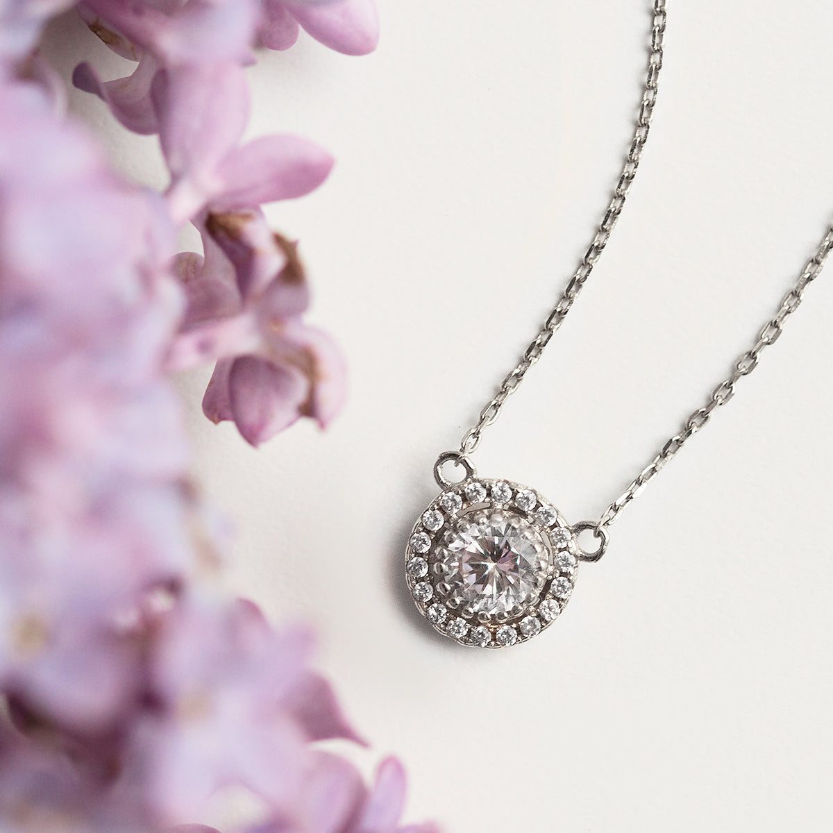 Petite 18K White Gold Necklace | Mix Mix Style [Hot Seller]-Mix MIx Style