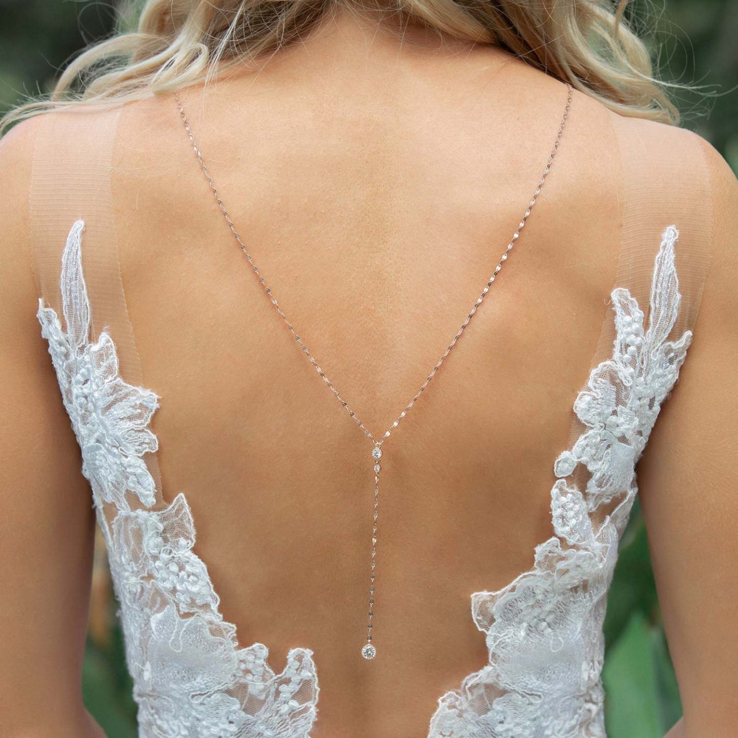 Moissanite Diamond Lariat s925 Sterling Silver Back Necklace | Mix Mix Style [Hot Seller]-Mix MIx Style