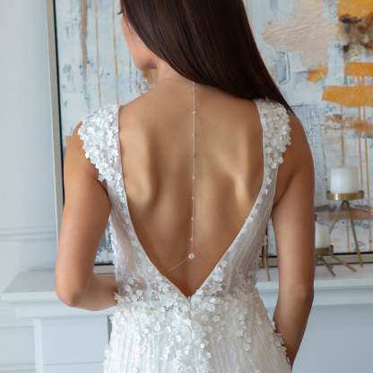 Moissanite Backdrop s925 Sterling Silver Necklace Set | Mix Mix Style [Hot Seller]-Mix MIx Style