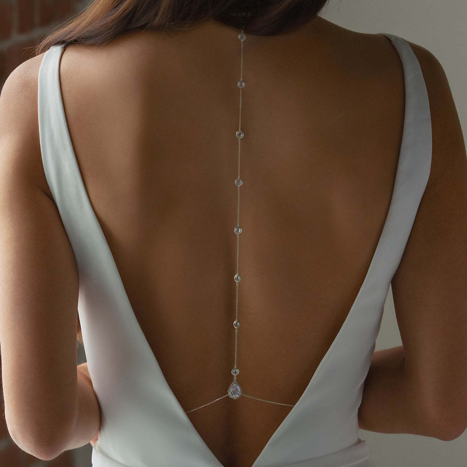 Moissanite Diamond Back Pendant s925 Sterling Silver Necklace | Mix Mix Style [Hot Seller]-Mix MIx Style