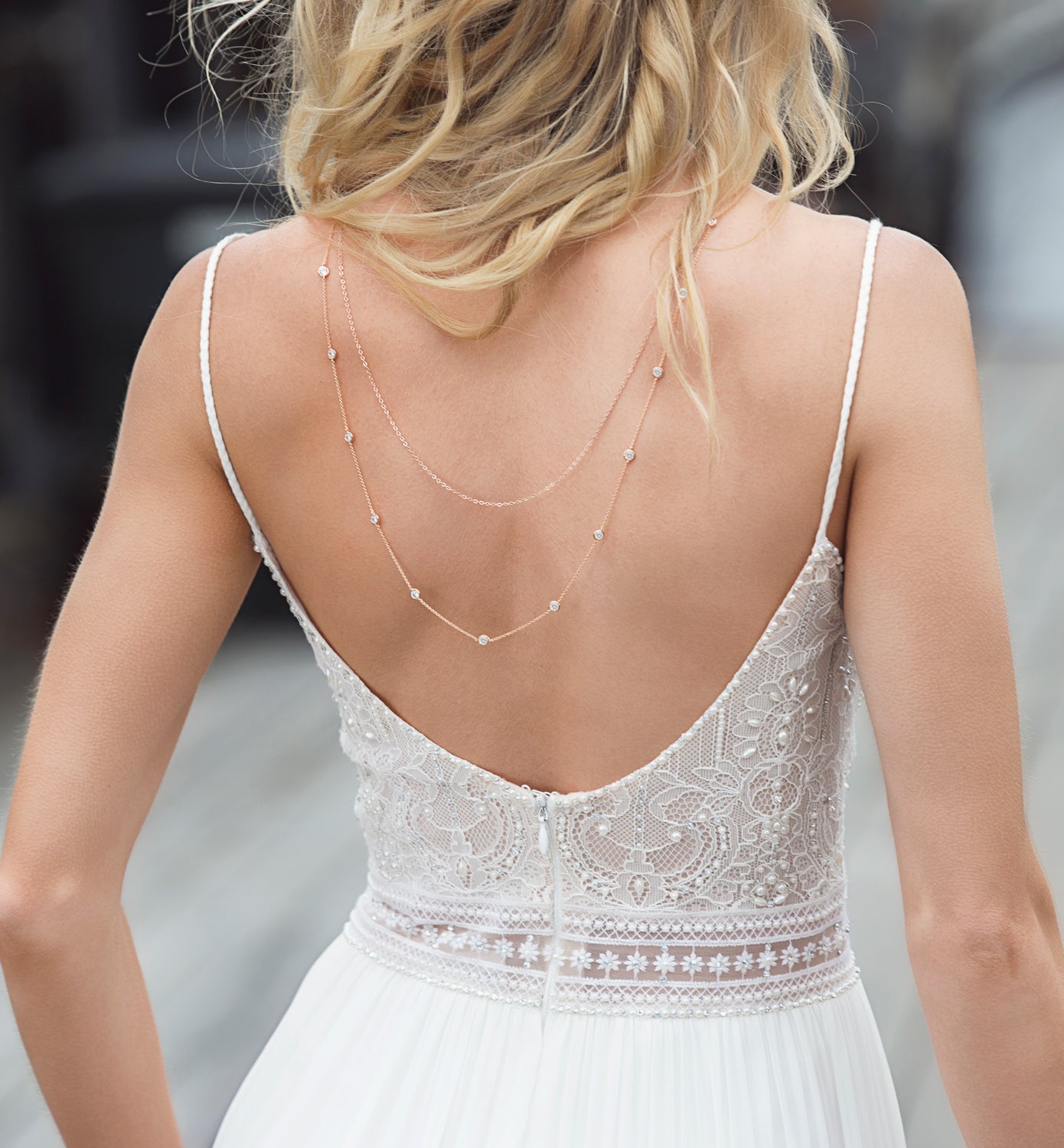 Moissanite U Drape s925 Sterling Silver Back Necklace | Mix Mix Style [Hot Seller]-Mix MIx Style