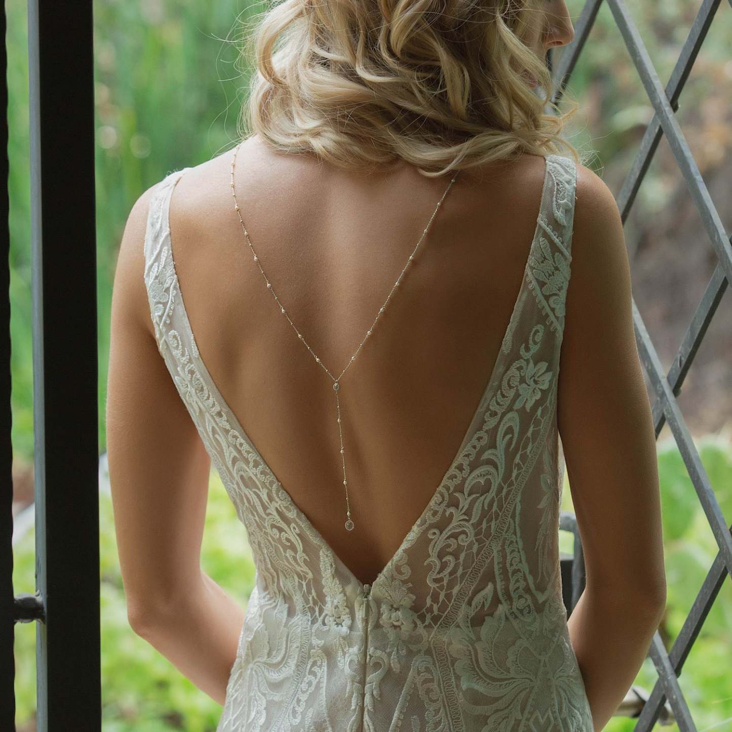 Pearl Y Lariat Back s925 Sterling Silver Necklace | Mix Mix Style [Hot Seller]-Mix MIx Style