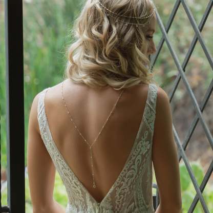 Pearl Y Lariat Back s925 Sterling Silver Necklace | Mix Mix Style [Hot Seller]-Mix MIx Style