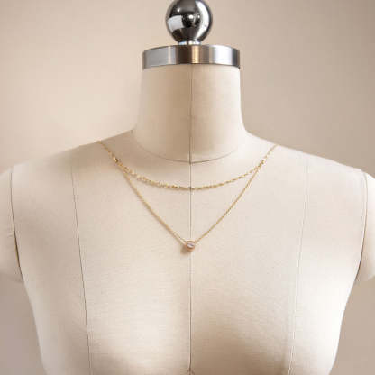 Pearl Drape Back s925 Sterling Silver Back Necklace | Mix Mix Style [Hot Seller]-Mix MIx Style