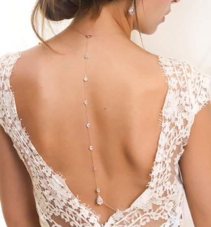 Moissanite Diamond Back Pendant s925 Sterling Silver Necklace | Mix Mix Style [Hot Seller]-Mix MIx Style
