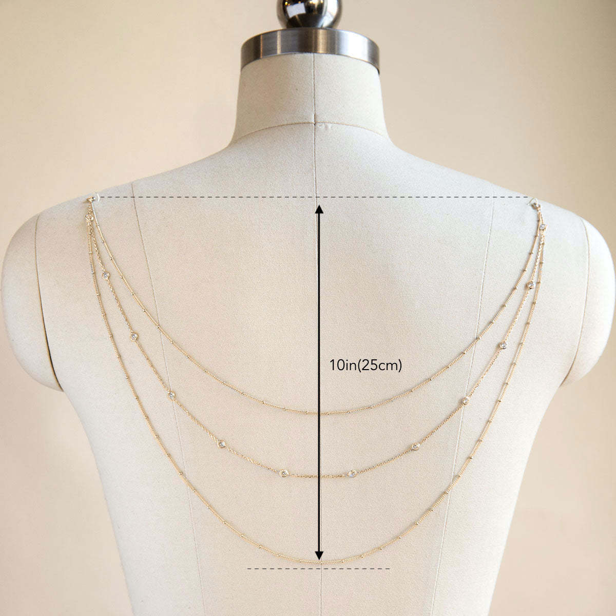 Moissanite Diamonds s925 Sterling Silver Back Necklace | Mix Mix Style [Hot Seller]-Mix MIx Style