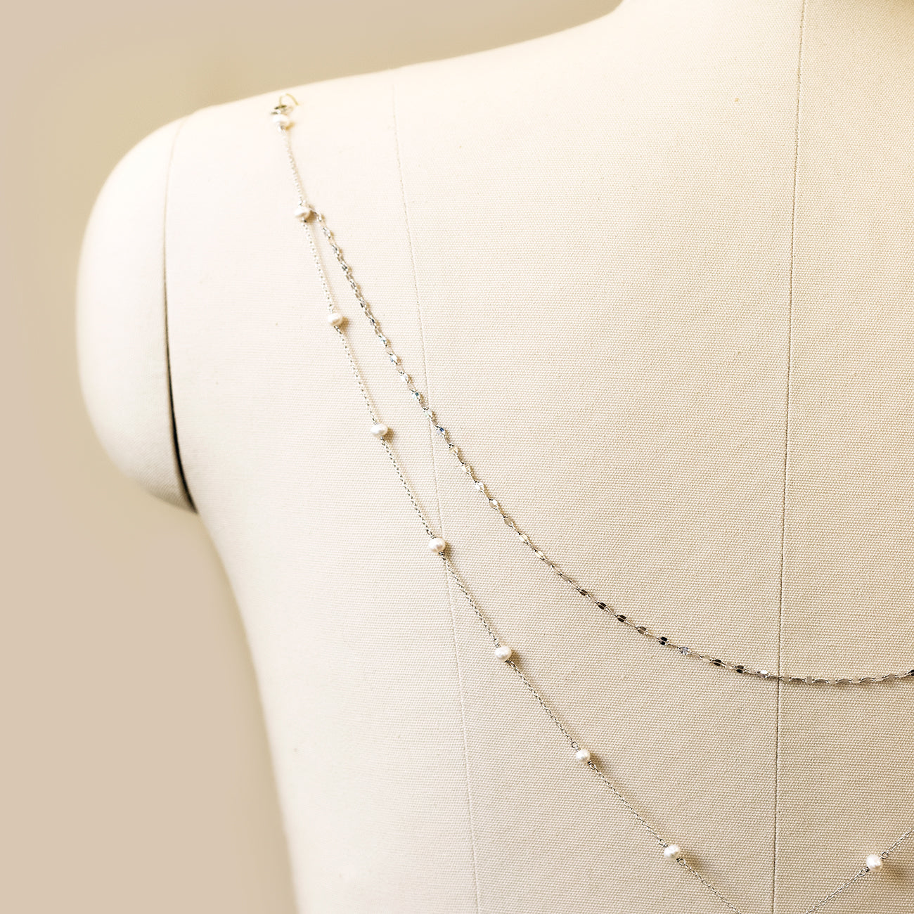 Pearl Y Lariat s925 Sterling Silver Back Necklace | Mix Mix Style [Hot Seller]-Mix MIx Style