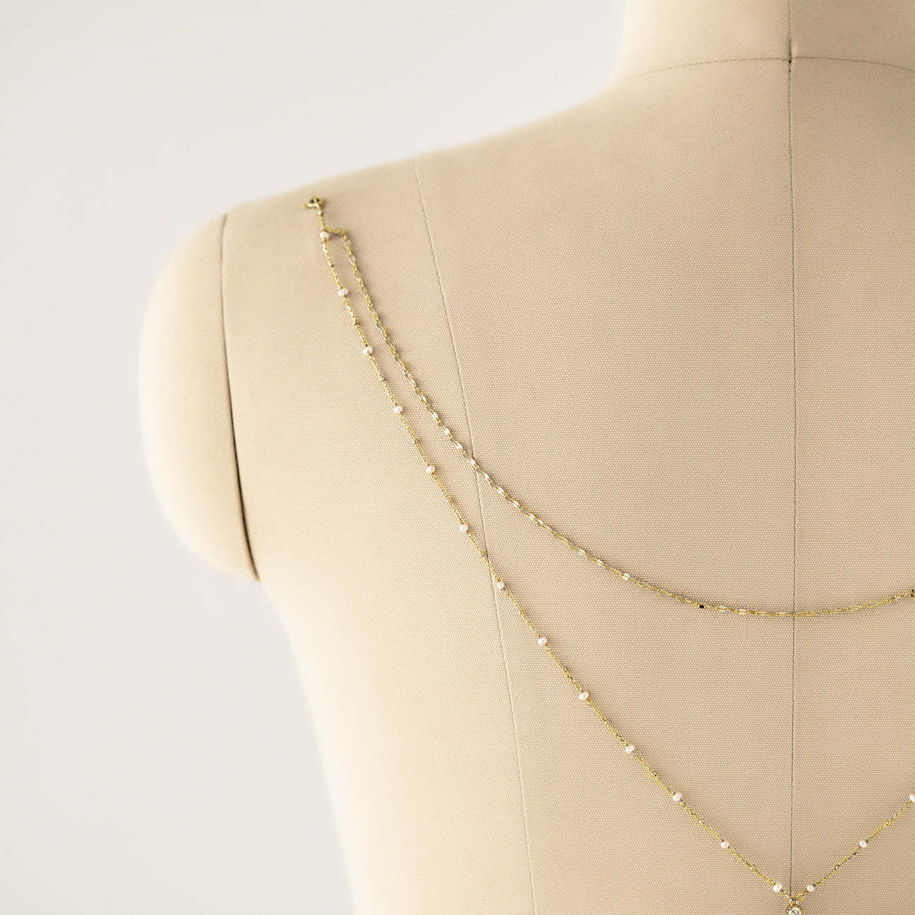 Dainty Akoya Pearl Y Lariat  Back Necklace | Mix Mix Style [Hot Seller]-Mix MIx Style