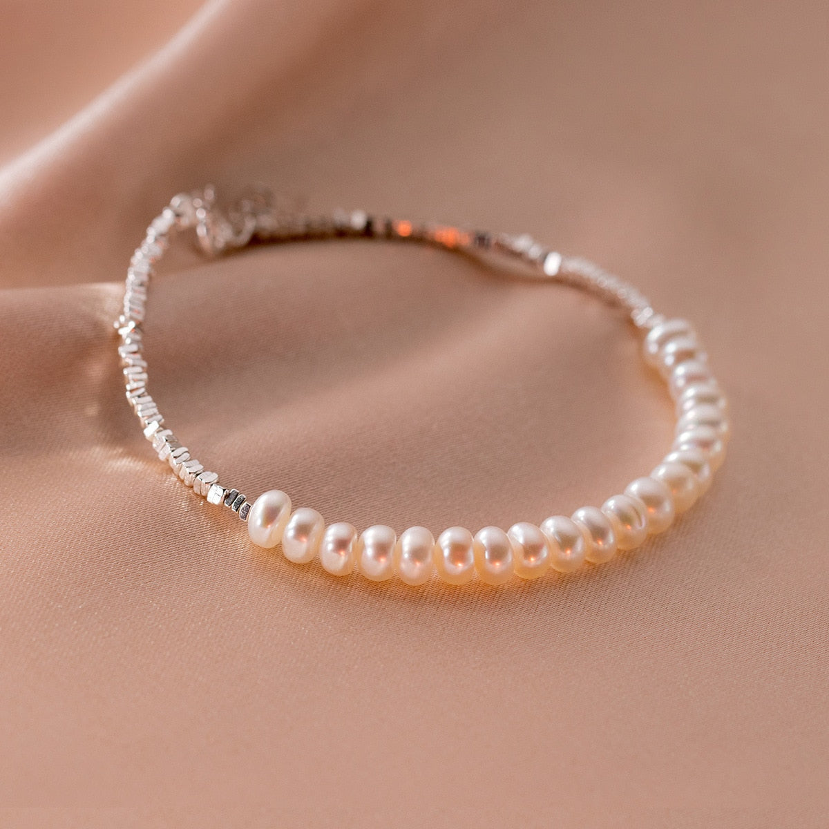 Round Mabe Beads Pearl Bracelet 925 Sterling Silver | Mix Mix Style [Hot Seller]-Mix MIx Style