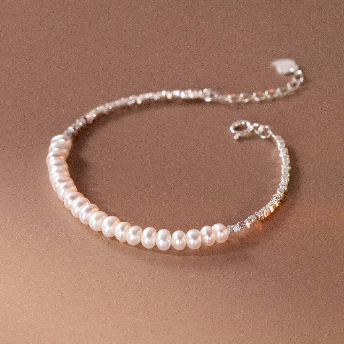 Round Mabe Beads Pearl Bracelet 925 Sterling Silver | Mix Mix Style [Hot Seller]-Mix MIx Style