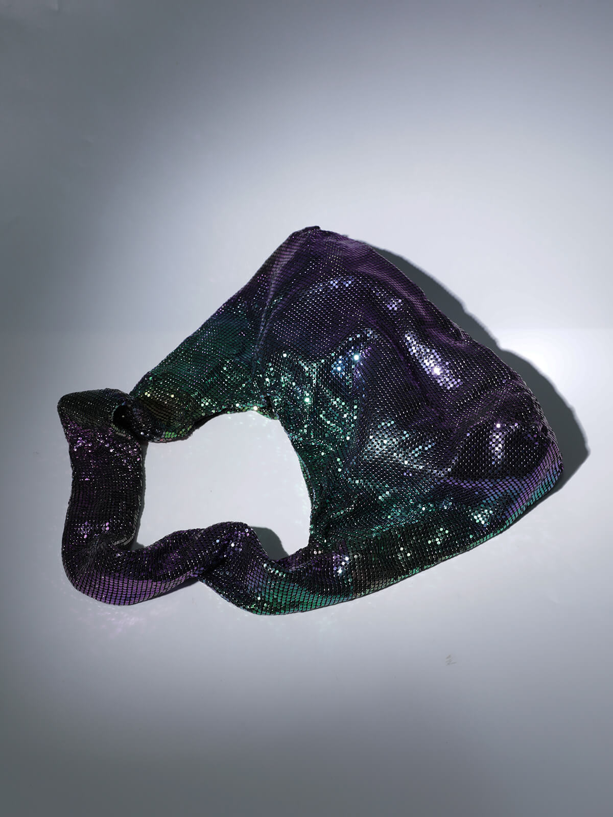 Nayeli Mesh Rhinestone Shoulder Bag In Multi-Mix MIx Style