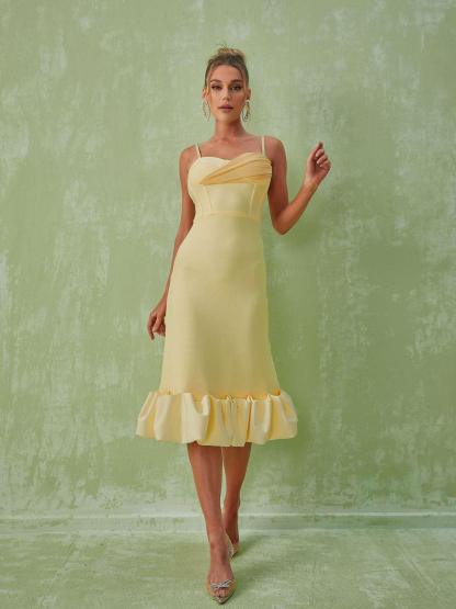 Neela Spaghetti Bandage Dress-Mix MIx Style