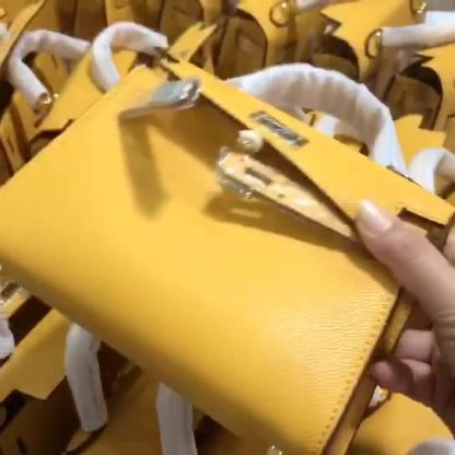 The second generation of Kelly bag women's mini leather bag  handbag high-quality messenger bag | Mix Mix Style [Hot Seller]-Mix MIx Style