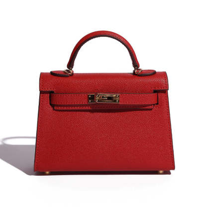 The second generation of Kelly bag women's mini leather bag  handbag high-quality messenger bag | Mix Mix Style [Hot Seller]-Mix MIx Style