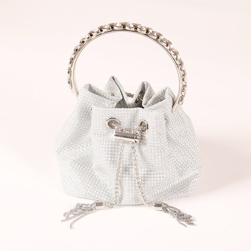 new handmade handbag evening bag single shoulder portable ladies rhinestone bag Handbags & Evening Bags | Mix Mix Style [Hot Seller]-Mix MIx Style