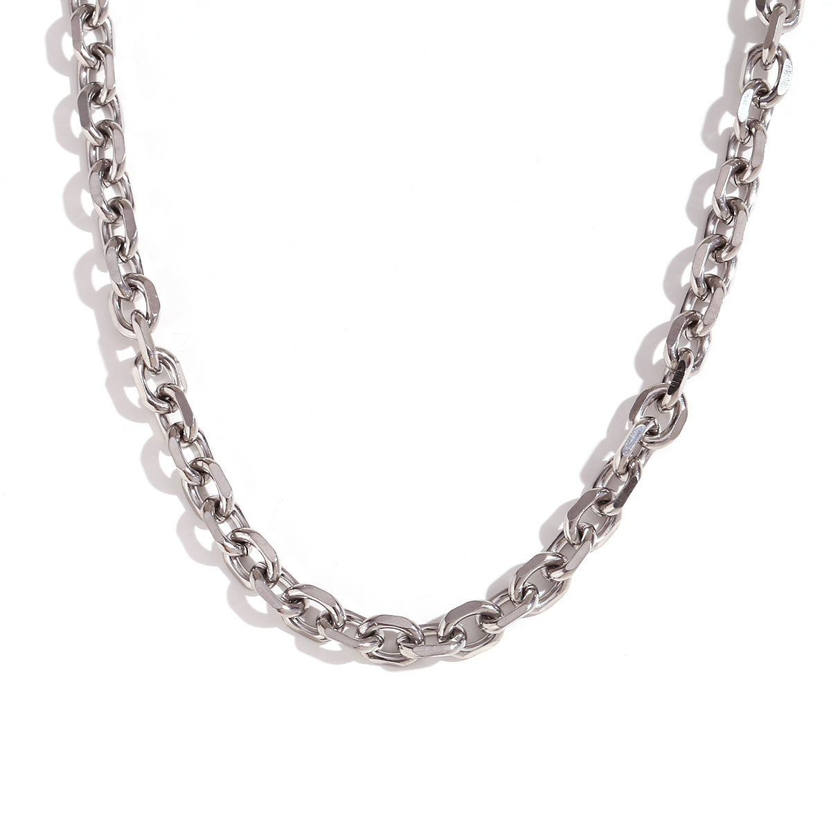 Classic Long Chain Vintage Elegant Luxury 18k Vermeil/White Gold Plated Necklace Bracelet Jewelry Set | Mix Mix Style-Mix MIx Style