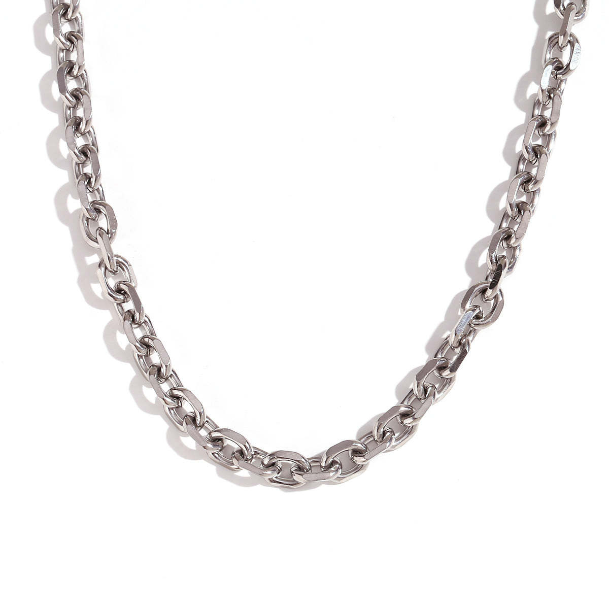 Classic Long Chain Vintage Elegant Luxury 18k Vermeil/White Gold Plated Necklace Bracelet Jewelry Set | Mix Mix Style-Mix MIx Style