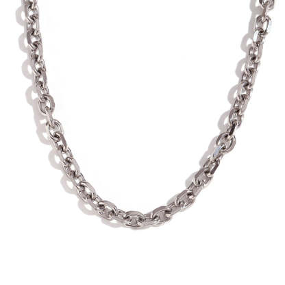 Classic Long Chain Vintage Elegant Luxury 18k Vermeil/White Gold Plated Necklace Bracelet Jewelry Set | Mix Mix Style-Mix MIx Style