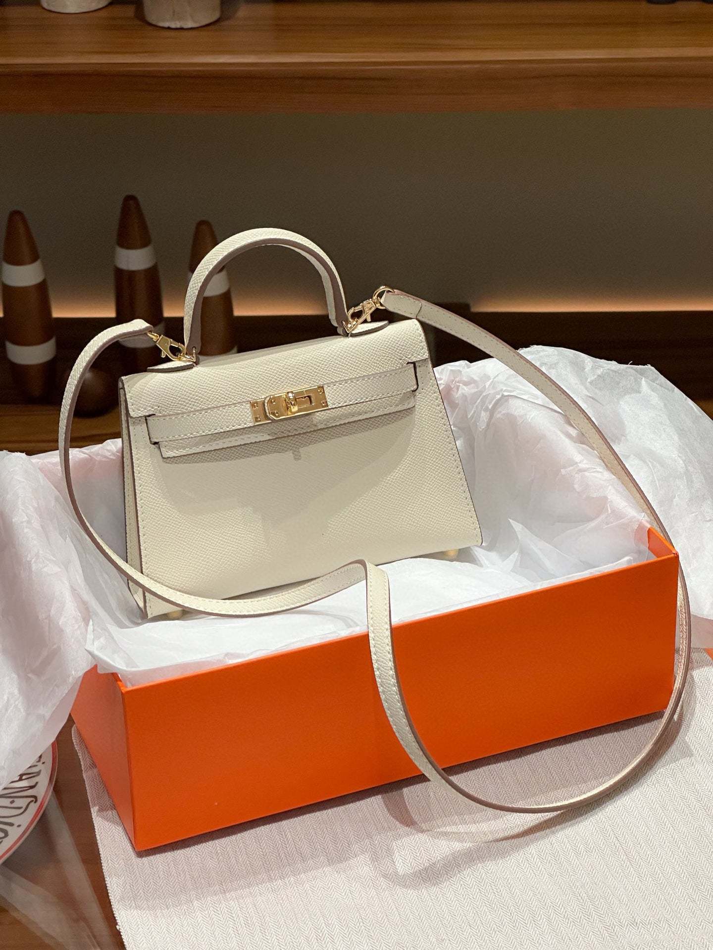 Genuine leather second generation Kelly bag mini handbag fashionable versatile bag female palm pattern mini shoulder messenger bag-Mix MIx Style