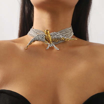 Swallow multi-layered diamond necklace jewelry Mix Mix Style [Hot Seller]-Mix MIx Style