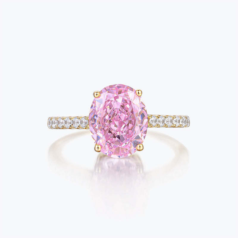 Moissanite Pink Diamond Ring Mix Mix Style [Hot Seller]-Mix MIx Style