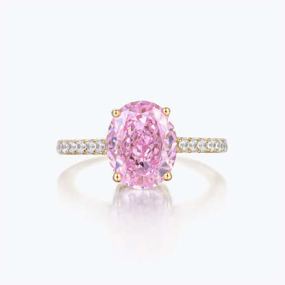 Moissanite Pink Diamond Ring Mix Mix Style [Hot Seller]-Mix MIx Style