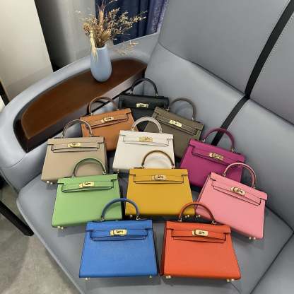 The second generation of Kelly bag women's mini leather bag  handbag high-quality messenger bag | Mix Mix Style [Hot Seller]-Mix MIx Style