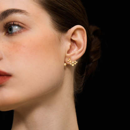 Looking for Miancheng sterling silver original design light luxury niche high-end suspended star style earrings earrings-Mix MIx Style