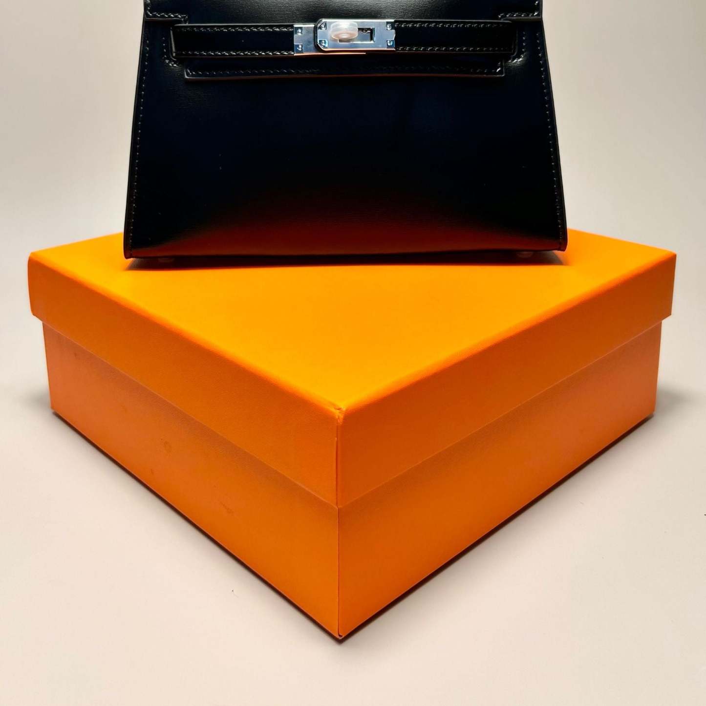 2024 new trendy genuine leather palm pattern Kelly bag second generation mini platinum bag high-quality texture handbag crossbody women's bag-Mix MIx Style